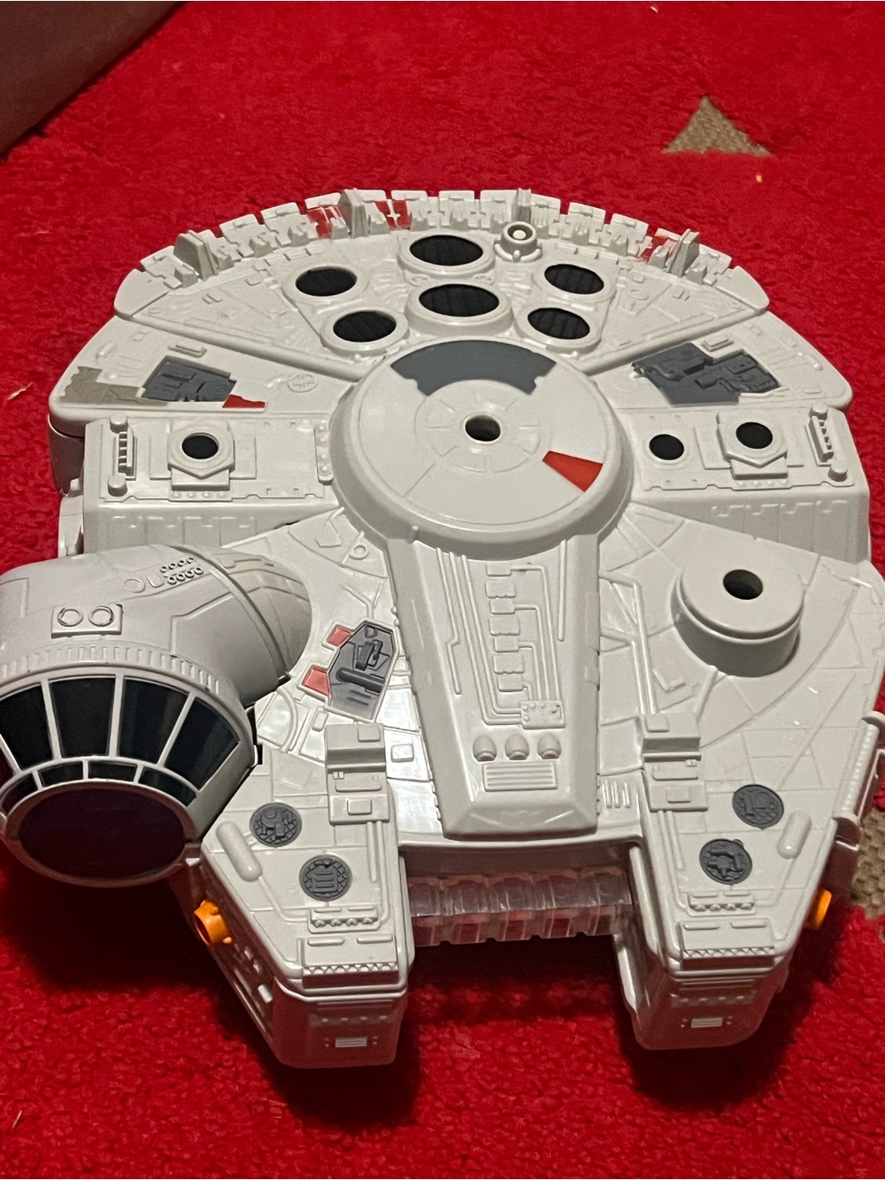 Vintage Star Wars White and Black Millennium Falcon Style Playset